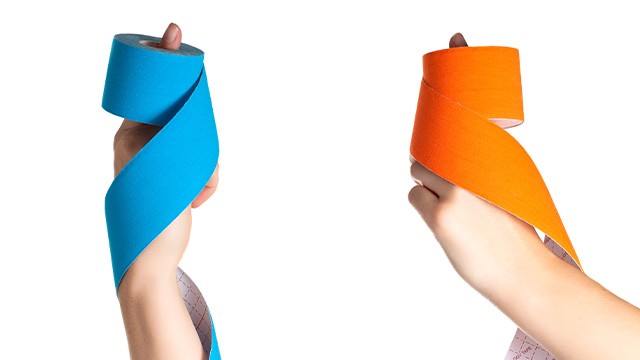 ​​​​​​​테이핑은 부상을 방지하고 통증을 완화하는 효과가 있다｜출처: 클립아트코리아