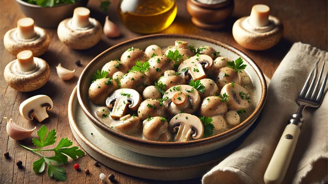 양송이버섯이 전립선암의 진행을 억제할 수 있다는 연구 결과가 나왔다ㅣ출처: DALL·E