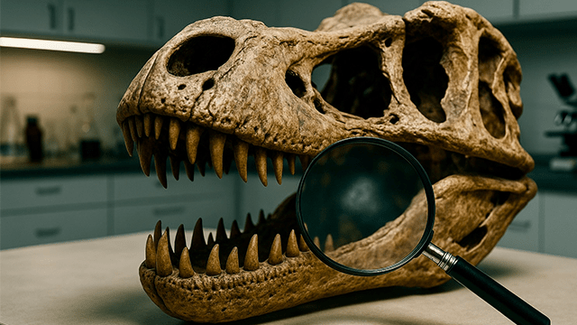 공룡 화석에서 종양 조직이 발견되고 세포 구조물까지 확인됐다┃출처: Chat GPT