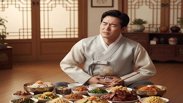 명절 음식은 소화불량을 유발하기 쉽다｜출처: Gemini