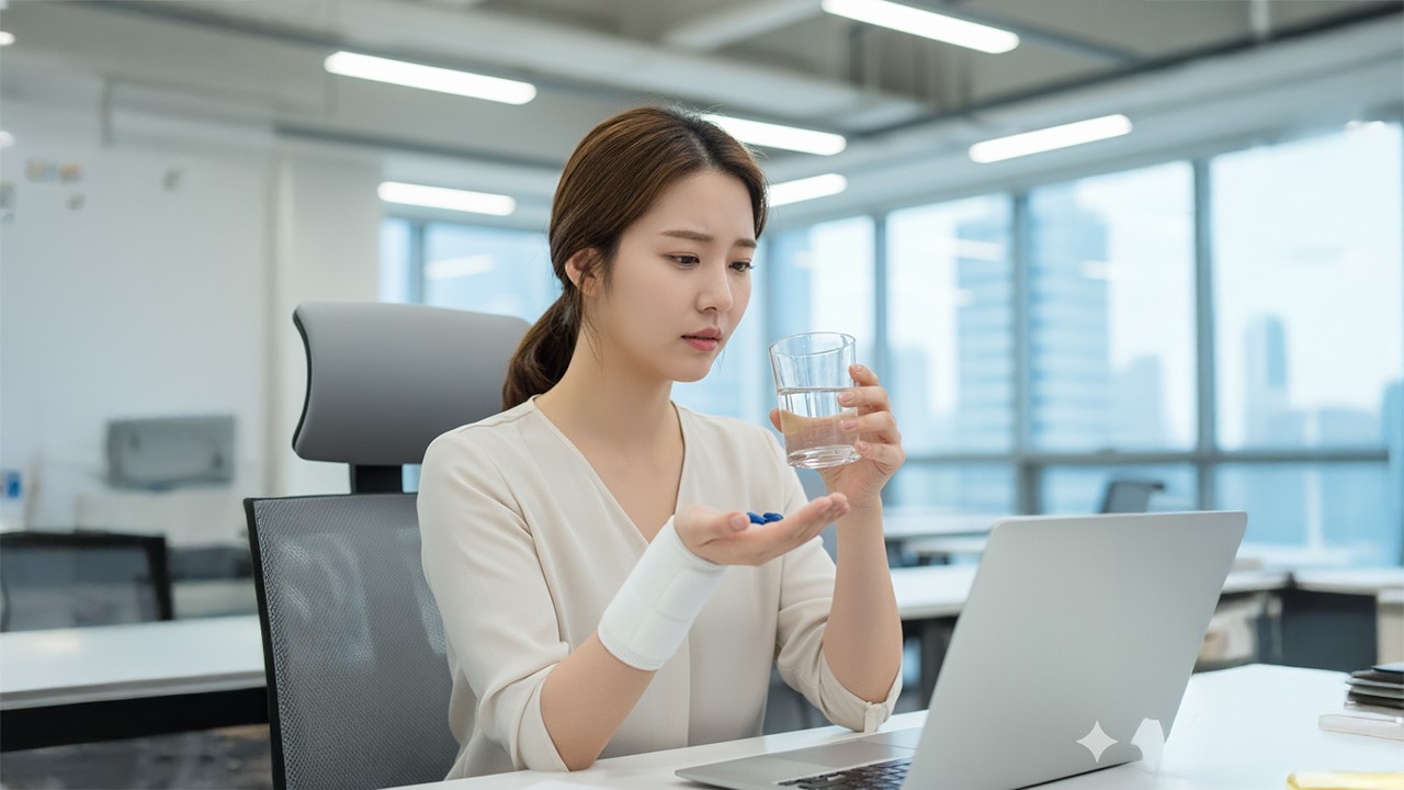 진통제를 선택할 때는 통증이 염증성인지 아닌지를 먼저 확인해야 한다|출처: Gemini