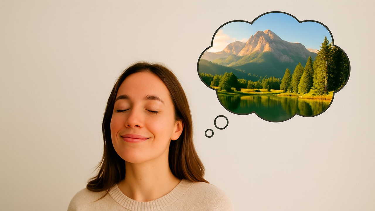 안정감을 느끼는 장소를 떠올리는 것만으로 스트레스 완화에 도움이 된다｜출처: Chat GPT