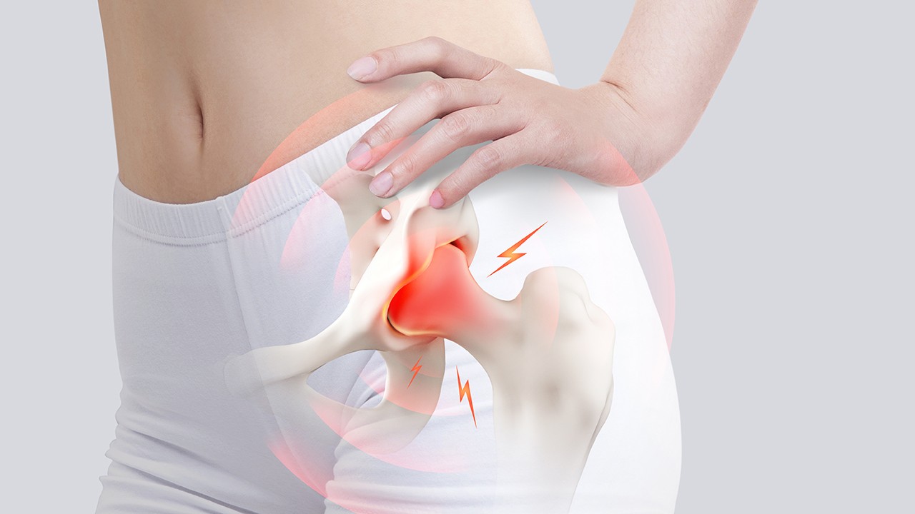 발 통증의 원인이 발이 아닌 고관절에서 비롯됐을 수 있다｜출처: 클립아트코리아