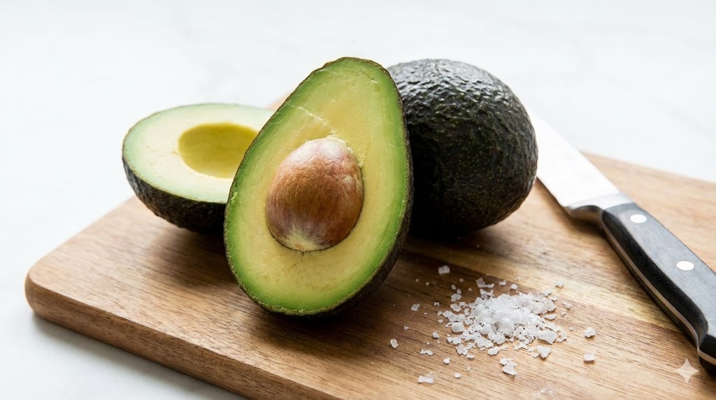 아보카도는 불포화지방과 식이섬유, 루테인 등이 LDL 관리와 뇌 건강에 도움을 줄 수 있다｜출처: Gemini 생성