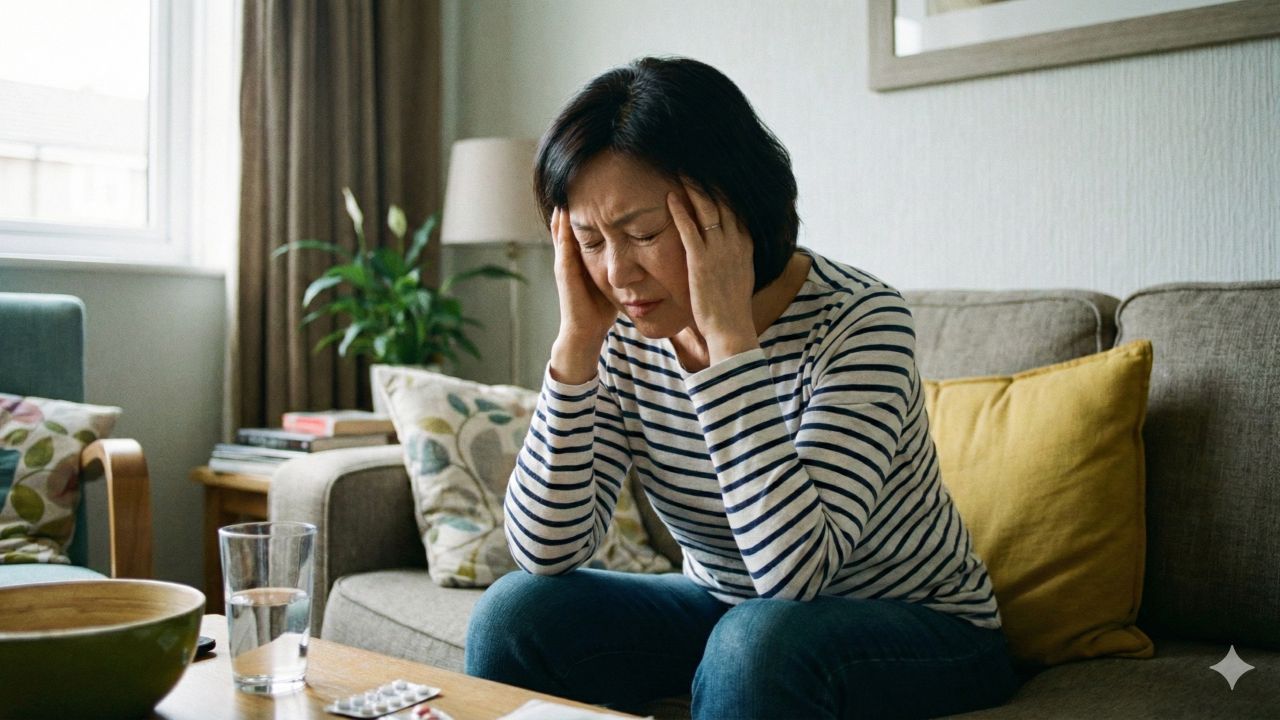 이석증은 1분 내외의 회전성 어지럼증이 주된 증상이다｜출처: Gemini 생성